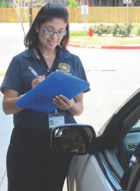 Texas Drivers License Eye Test Chart